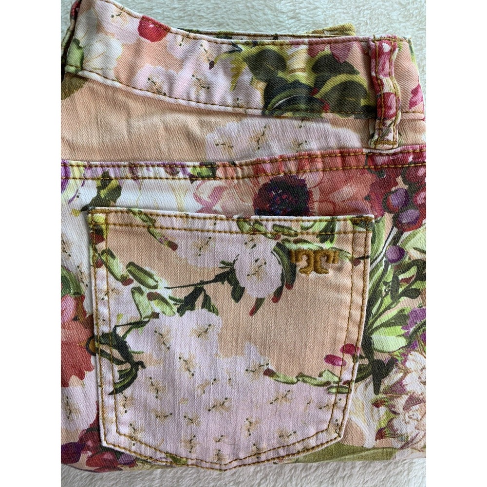 Tory Burch Women's Super Skinny Jean Size 29 Floral Print Flowers Colorful - Picture 6 of 15